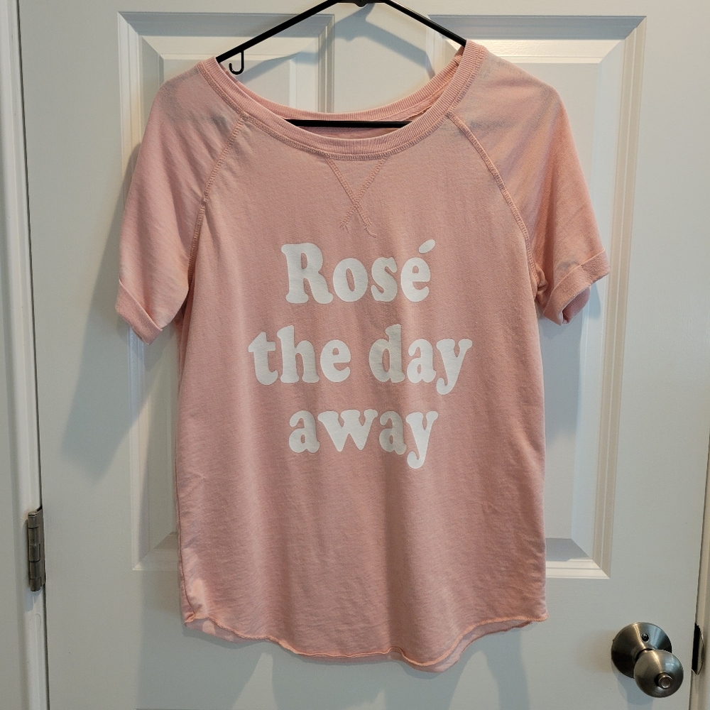 Rose the Day Away Womens T-Shirt